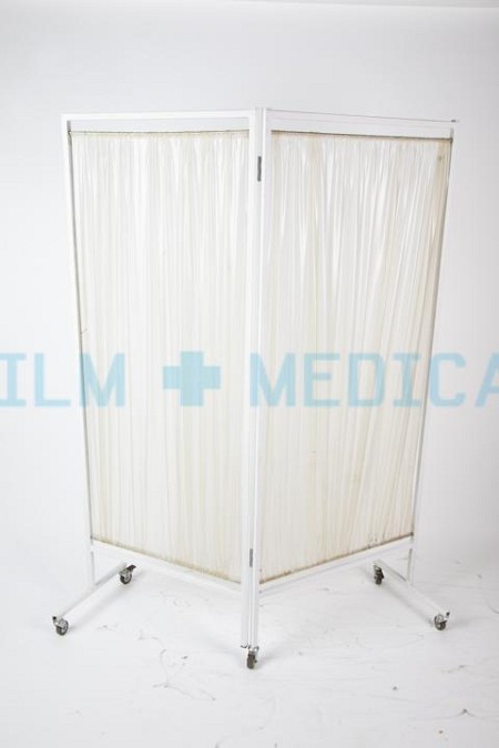 Hospital Screen with Vinyl Curtains 